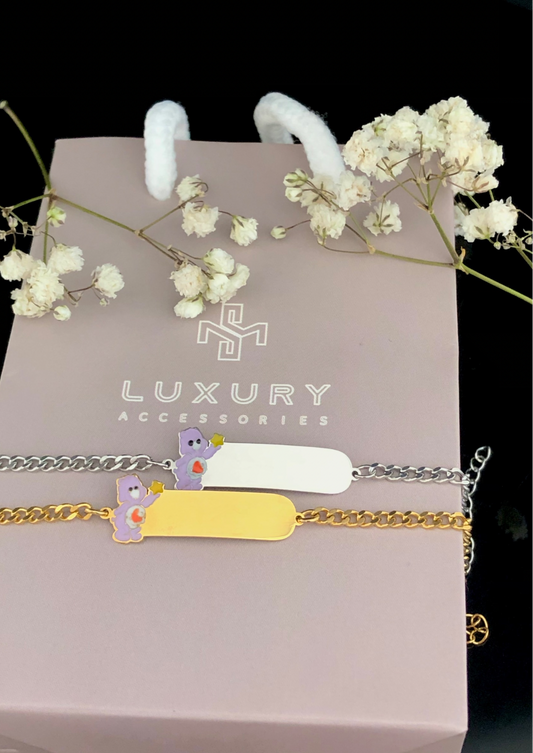 Pulsera Fina Oso amoroso